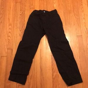 Black khaki pants